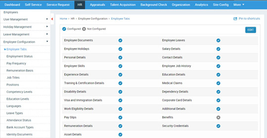 Human Resource Track and manage